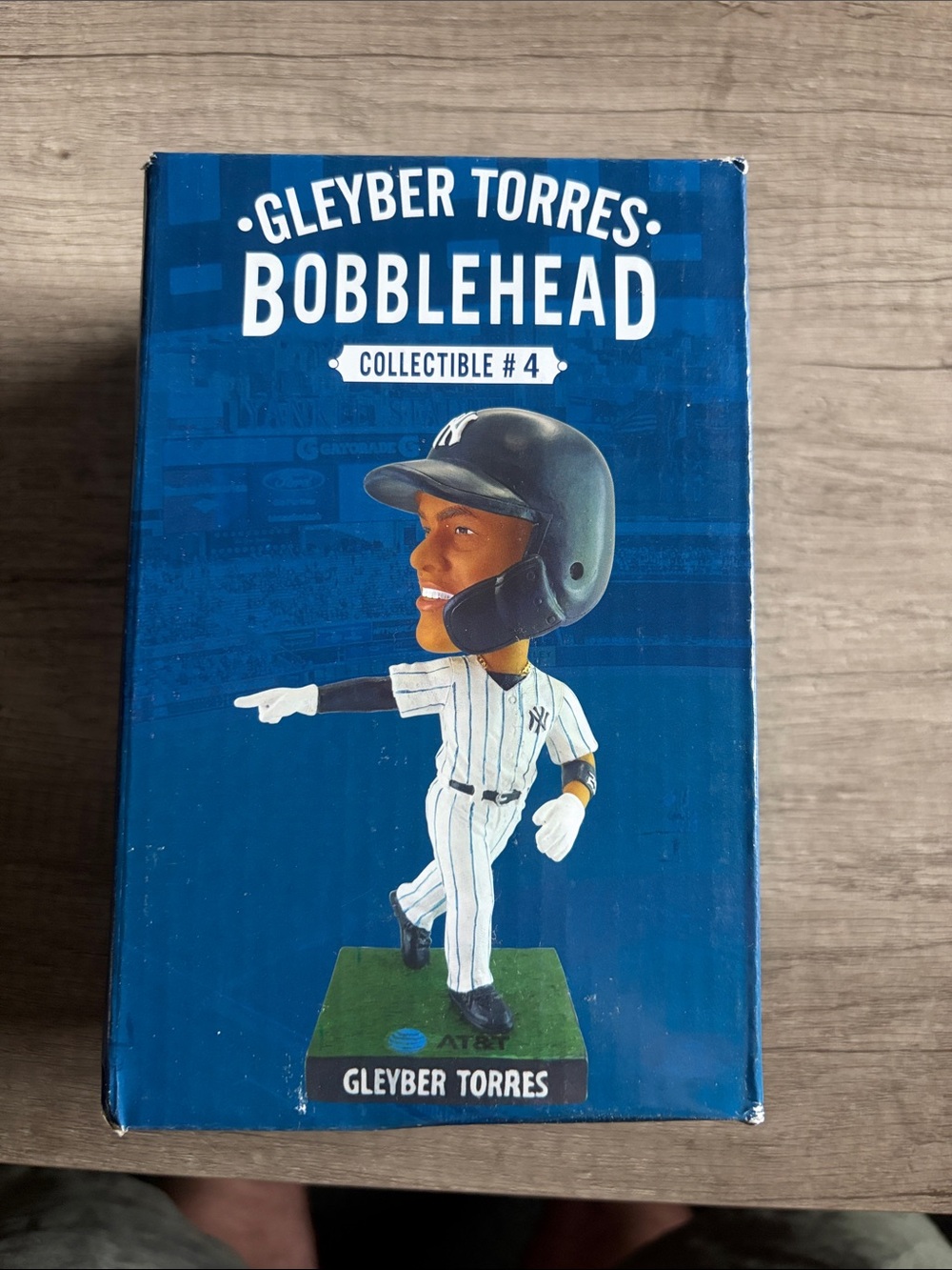 Gleyber Torres Bobblehead - NY Pinstripes - Blue Box